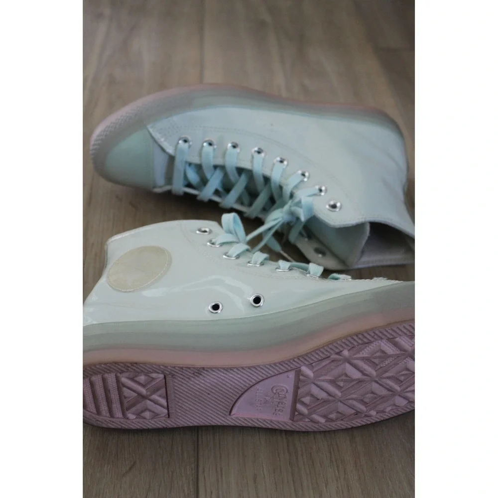 Converse Chuck Taylor‎ All Star High 'Teal Tint Pink Foam' 166447C W10